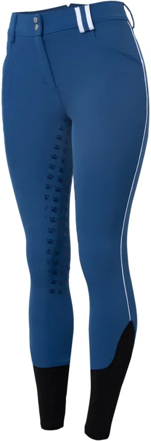 HORZE Rylee Womens High Waisted Breeches with Silicone Grip Full Seat and Pockets
