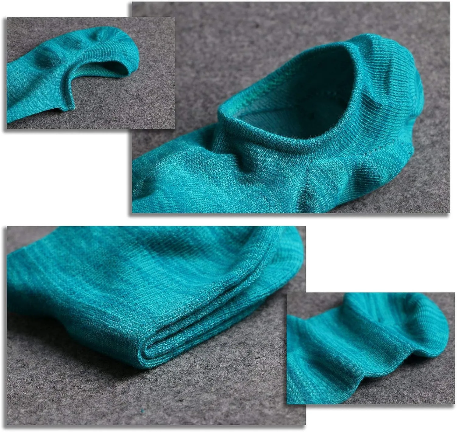 IDEGG No Show Socks Women 10 Pairs Low Cut Anti-Slid Novelty Athletic Casual Invisible Liner Socks