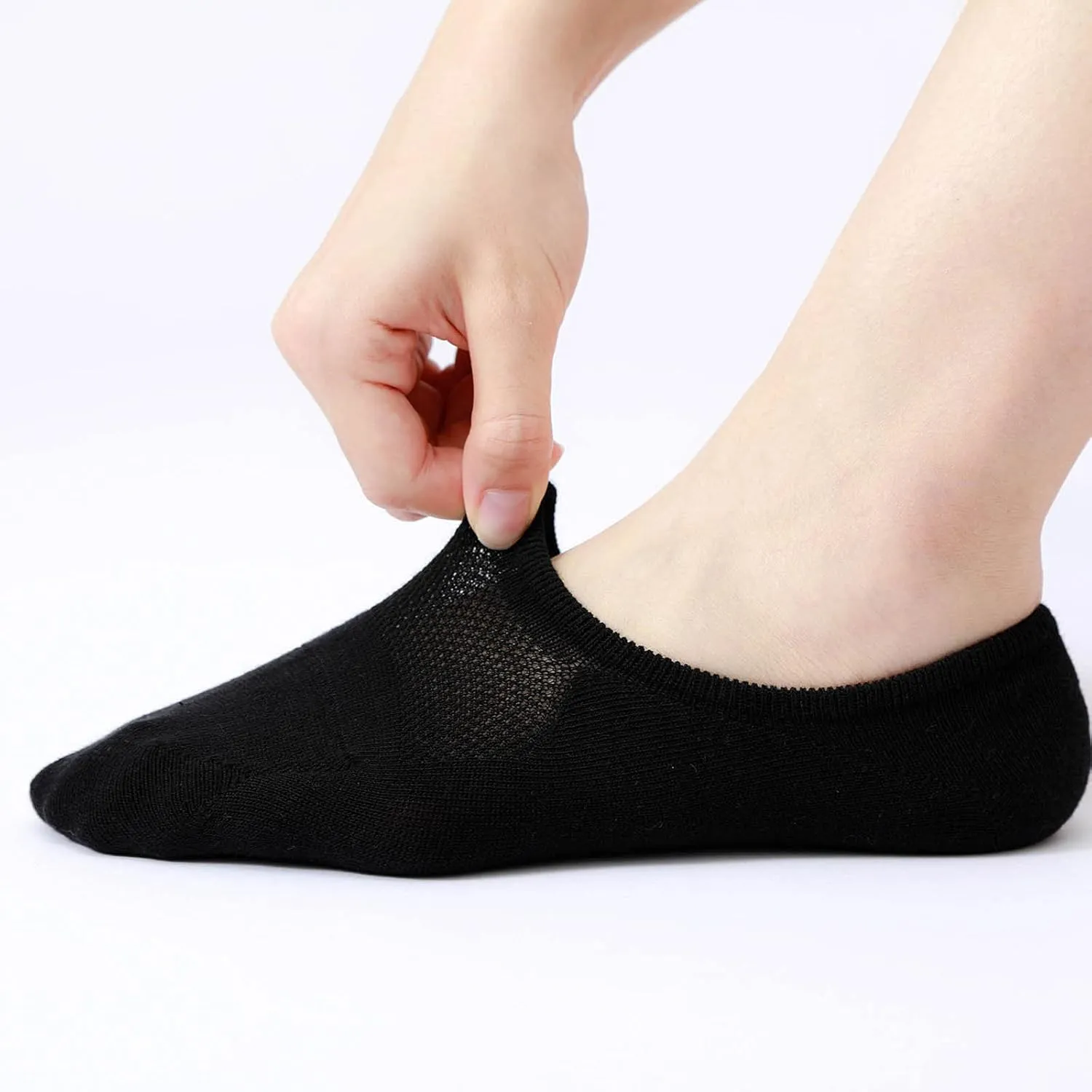 IDEGG No Show Socks Women 10 Pairs Low Cut Anti-Slid Novelty Athletic Casual Invisible Liner Socks