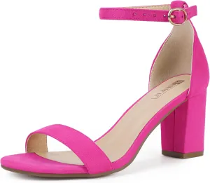 IDIFU Women's 3 Inch Heel Sandals for Women