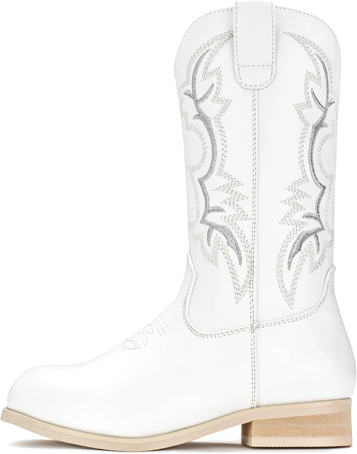 IUV Cowgirl Boots Cowboy Boots For Girls Boys Kids Toddler Fashion Western Boots Mid Calf Riding Shoes