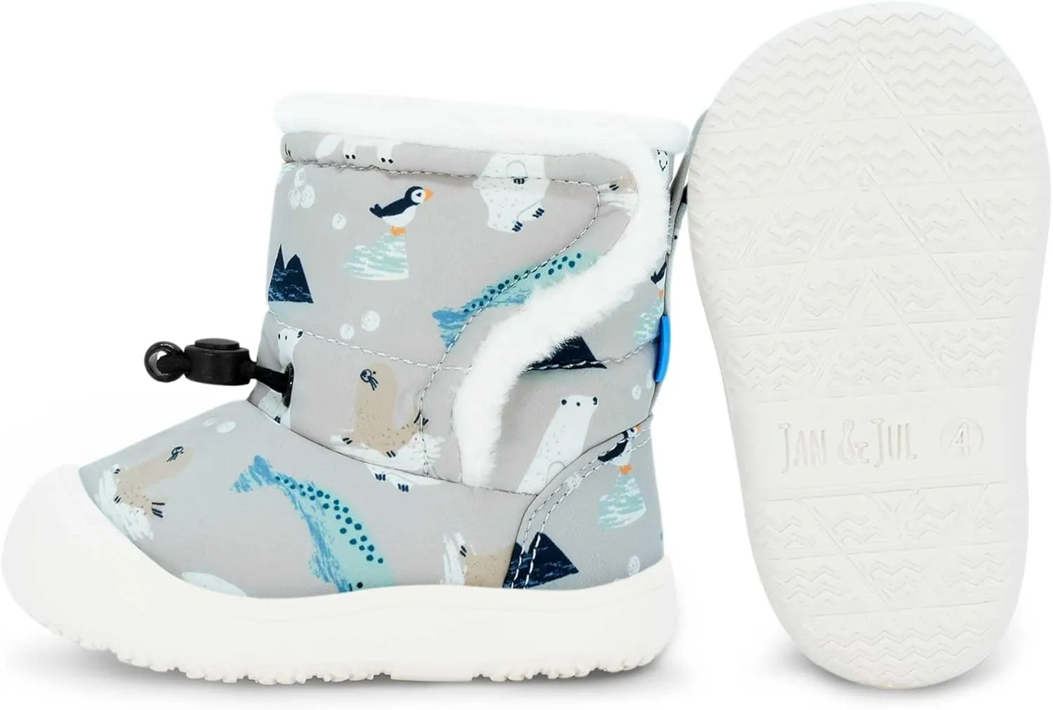 JAN & JUL Water Resistant Stay-On Winter Trail Boots for Toddler and Baby