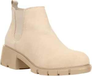 Juliet Holy Boys Girls Ankle Boots Platform Chunky Block Heel Slip On Lug Sole Chelsea Booties for Toddler Little Big Kid