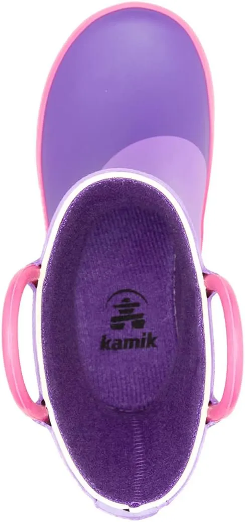 Kamik Youth Unicorn Rain Boots, Purple, 2 Little Kid