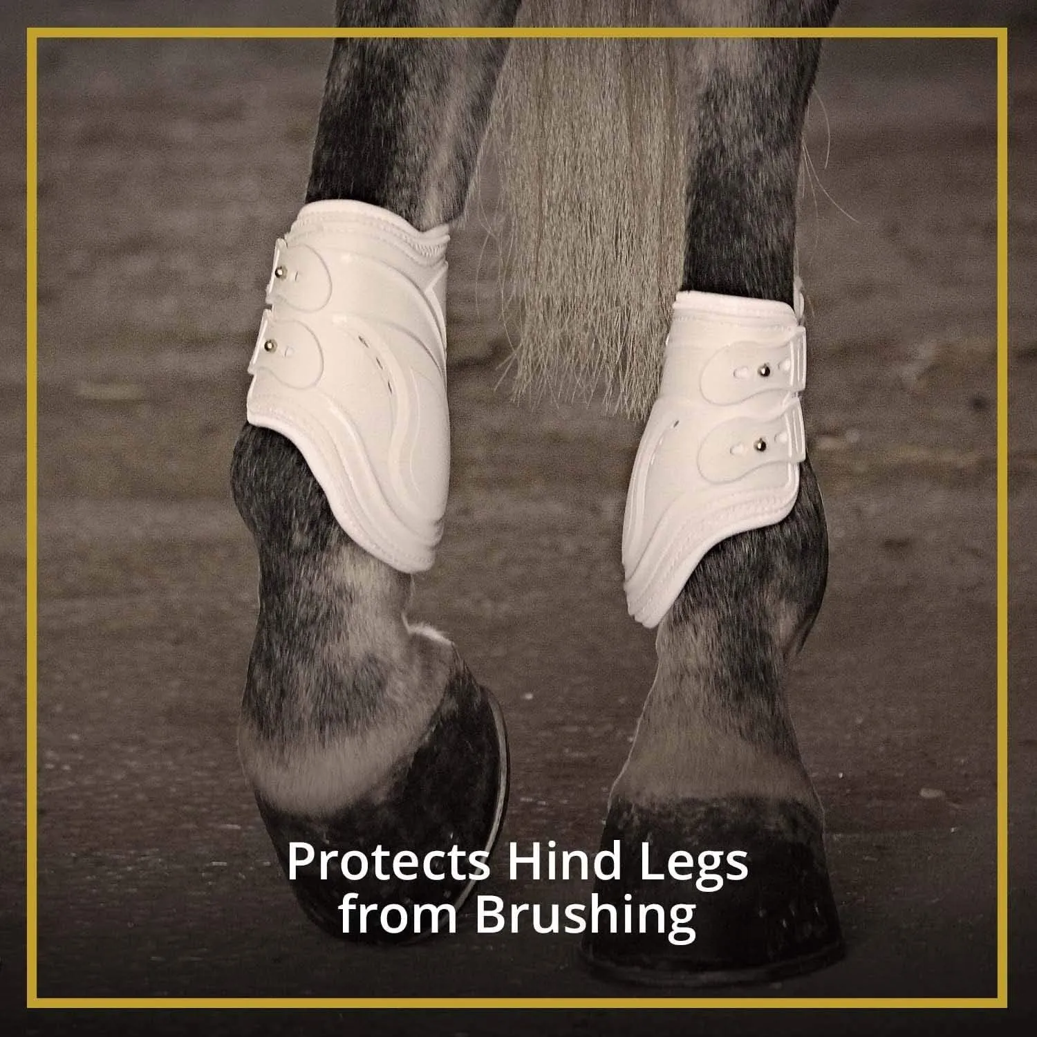 Kavallerie PRO-K Soft No Turn Bell Boots Ultimate Hoof Protection, with Anti-Spin Fastening System, Durable & Prevents Overreaching