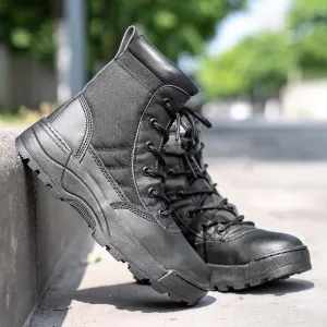 Kids Hiking Boots, Girls Boys Hiking Boots Waterproof, Tactical Anti-collision Non-slip desert boots Kid Military Fan Shoes Children's Work Boots