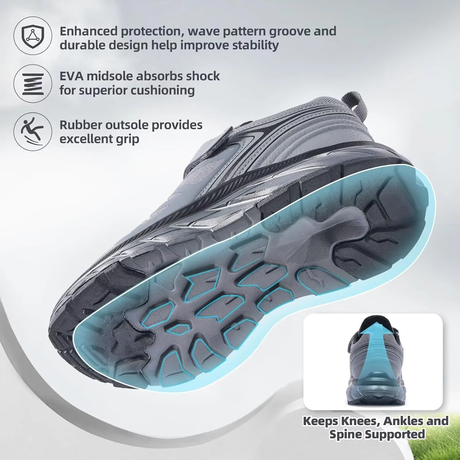 Kids Orthopedic Tennis Shoes for Boys and Girls: Comfortable Casual Plantar Fasciitis Arch Support Athletic Running Sneakers, Little Kid/Big Kid School Sports Walking Shoes for Foot and Pain Relief
