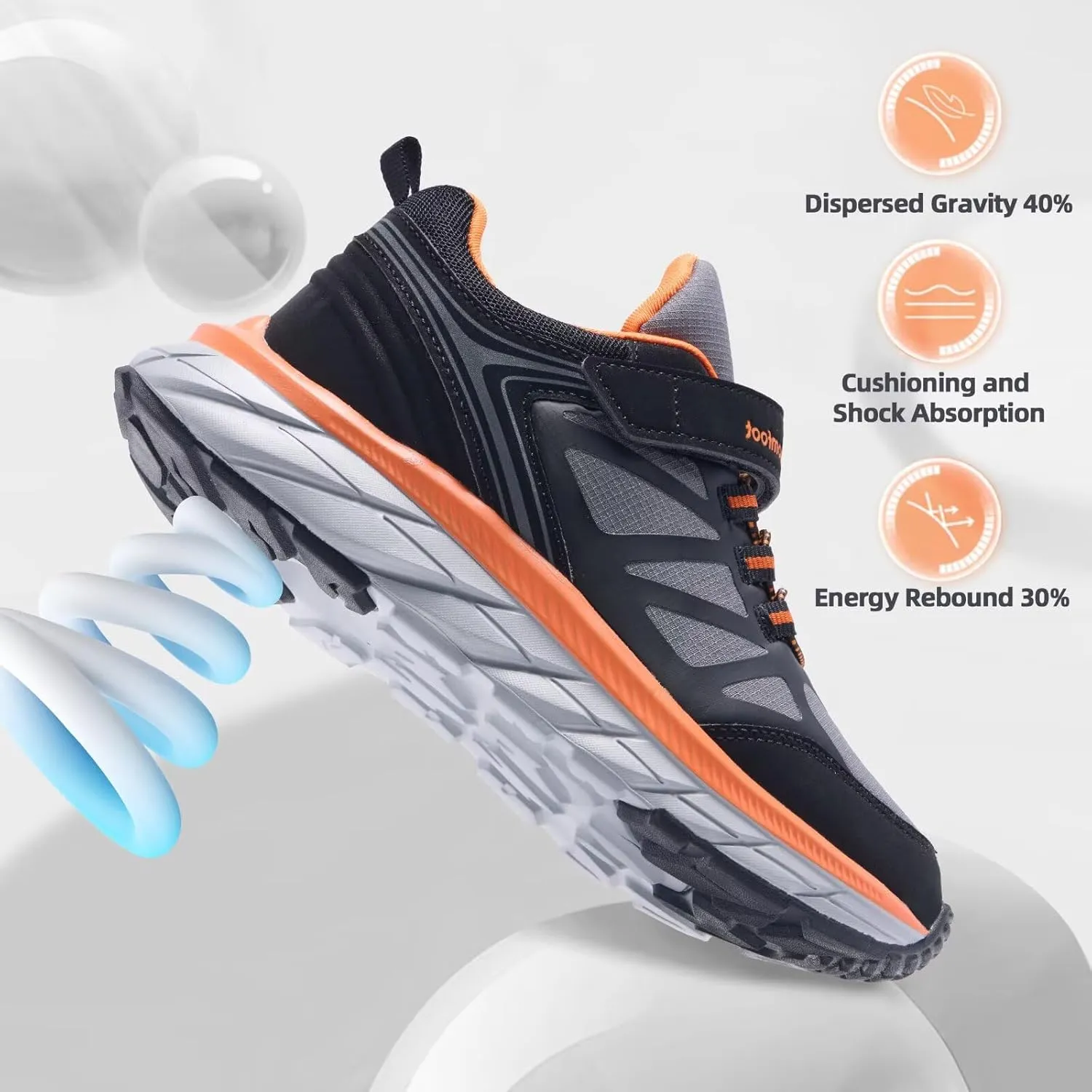 Kids Orthopedic Tennis Shoes for Boys and Girls: Comfortable Casual Plantar Fasciitis Arch Support Athletic Running Sneakers, Little Kid/Big Kid School Sports Walking Shoes for Foot and Pain Relief