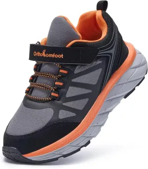 Kids Orthopedic Tennis Shoes for Boys and Girls: Comfortable Casual Plantar Fasciitis Arch Support Athletic Running Sneakers, Little Kid/Big Kid School Sports Walking Shoes for Foot and Pain Relief