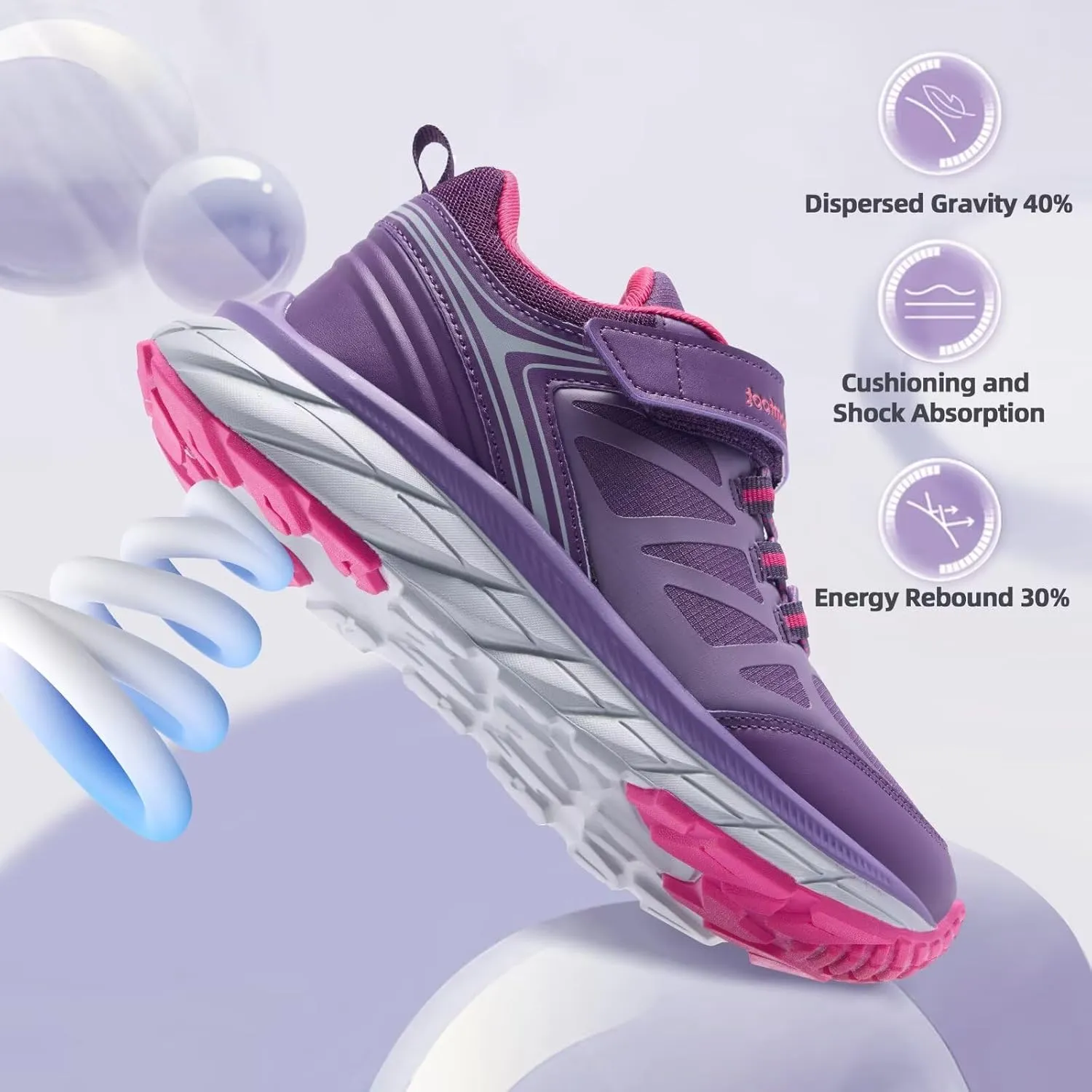 Kids Orthopedic Tennis Shoes for Boys and Girls: Comfortable Casual Plantar Fasciitis Arch Support Athletic Running Sneakers, Little Kid/Big Kid School Sports Walking Shoes for Foot and Pain Relief