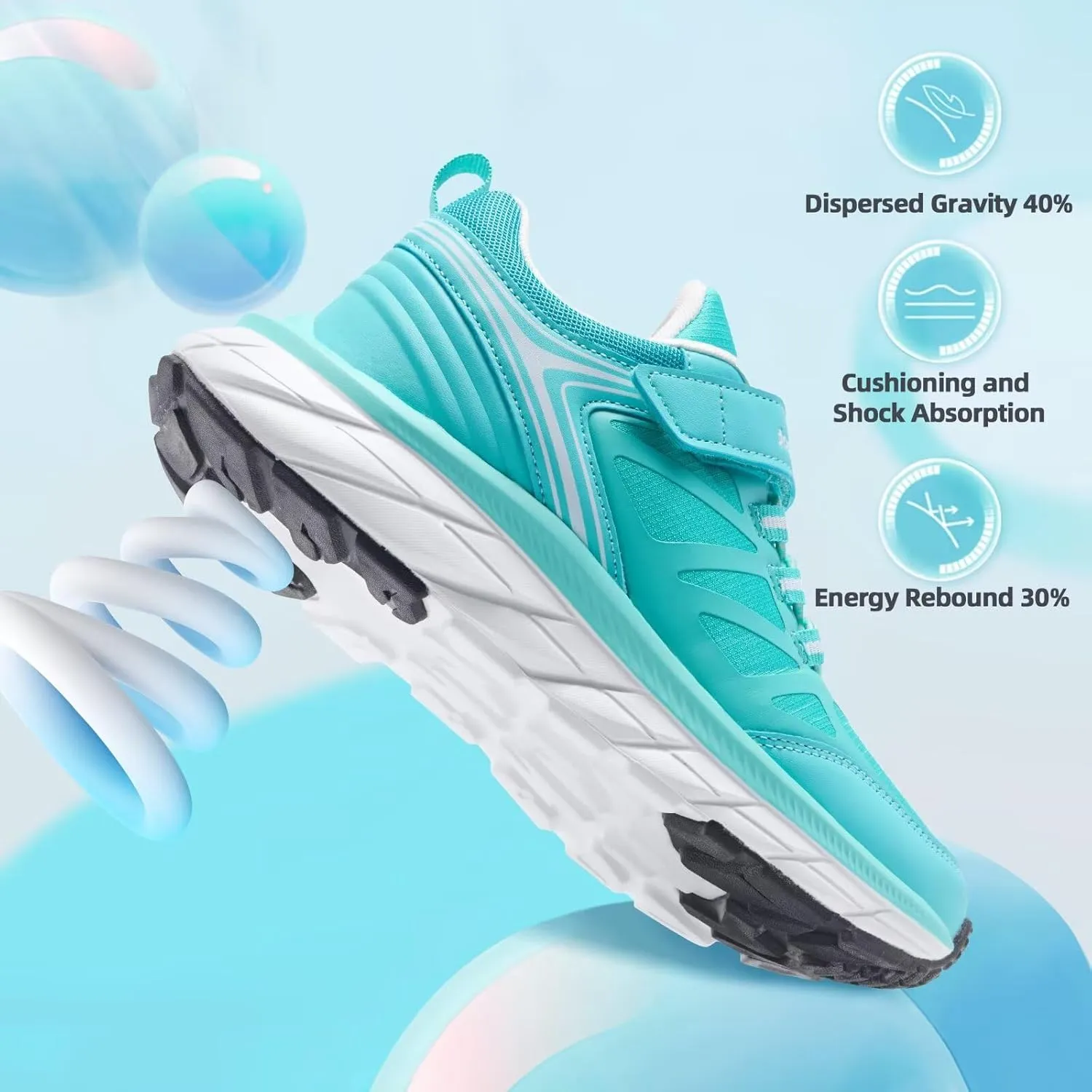 Kids Orthopedic Tennis Shoes for Boys and Girls: Comfortable Casual Plantar Fasciitis Arch Support Athletic Running Sneakers, Little Kid/Big Kid School Sports Walking Shoes for Foot and Pain Relief