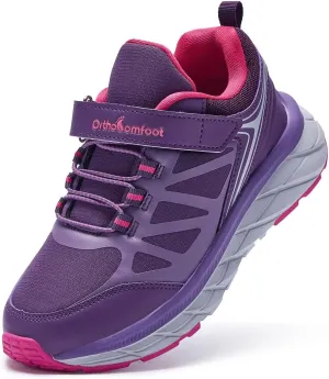 Kids Orthopedic Tennis Shoes for Boys and Girls: Comfortable Casual Plantar Fasciitis Arch Support Athletic Running Sneakers, Little Kid/Big Kid School Sports Walking Shoes for Foot and Pain Relief