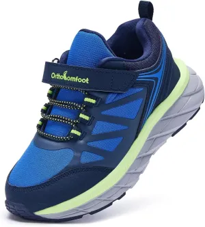 Kids Orthopedic Tennis Shoes for Boys and Girls: Comfortable Casual Plantar Fasciitis Arch Support Athletic Running Sneakers, Little Kid/Big Kid School Sports Walking Shoes for Foot and Pain Relief