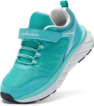 Kids Orthopedic Tennis Shoes for Boys and Girls: Comfortable Casual Plantar Fasciitis Arch Support Athletic Running Sneakers, Little Kid/Big Kid School Sports Walking Shoes for Foot and Pain Relief