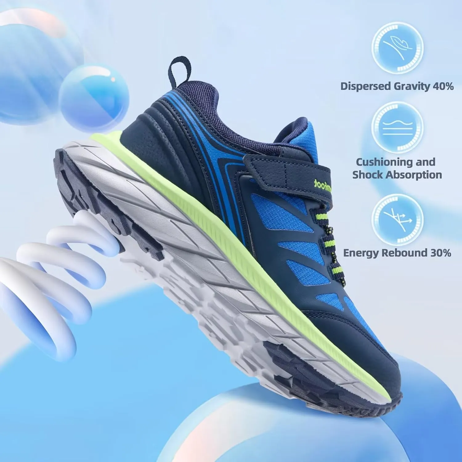 Kids Orthopedic Tennis Shoes for Boys and Girls: Comfortable Casual Plantar Fasciitis Arch Support Athletic Running Sneakers, Little Kid/Big Kid School Sports Walking Shoes for Foot and Pain Relief