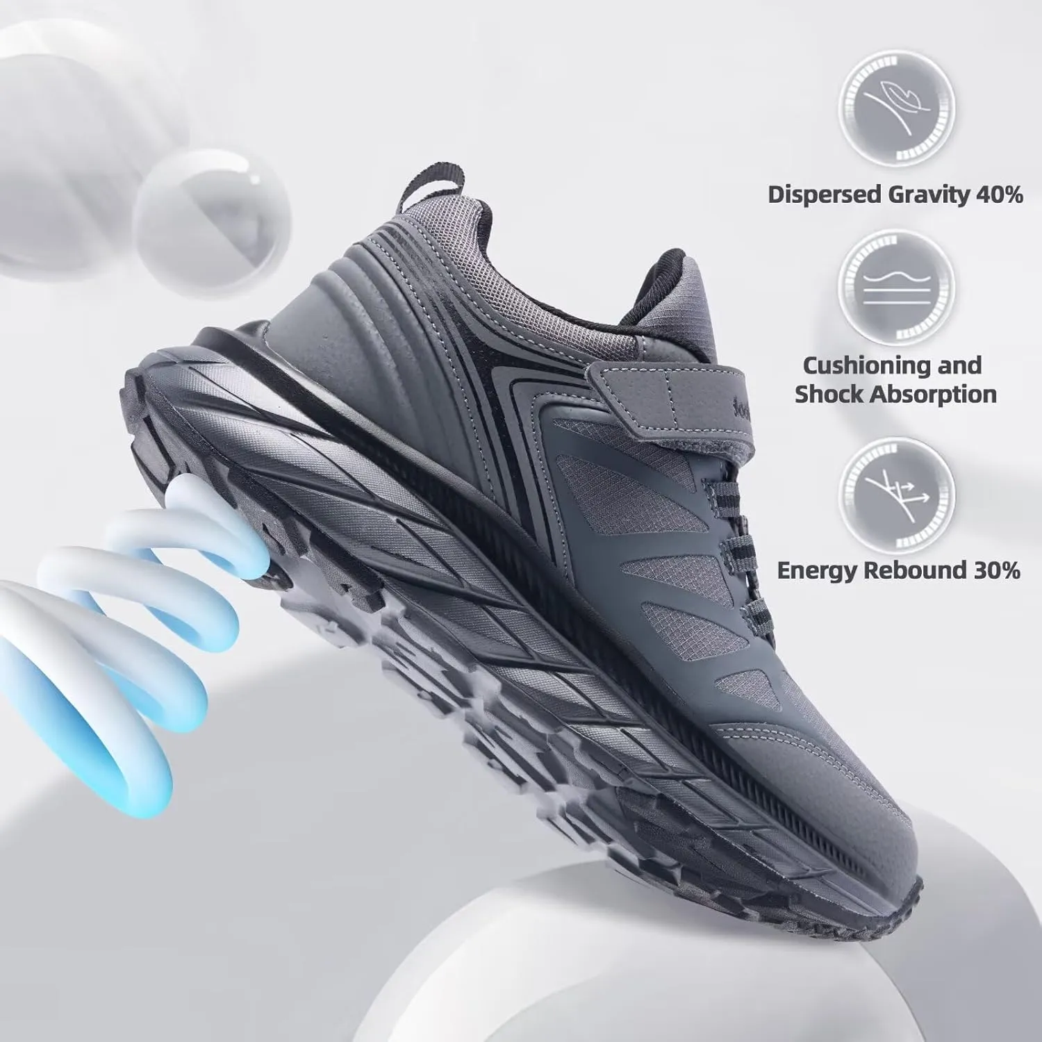 Kids Orthopedic Tennis Shoes for Boys and Girls: Comfortable Casual Plantar Fasciitis Arch Support Athletic Running Sneakers, Little Kid/Big Kid School Sports Walking Shoes for Foot and Pain Relief