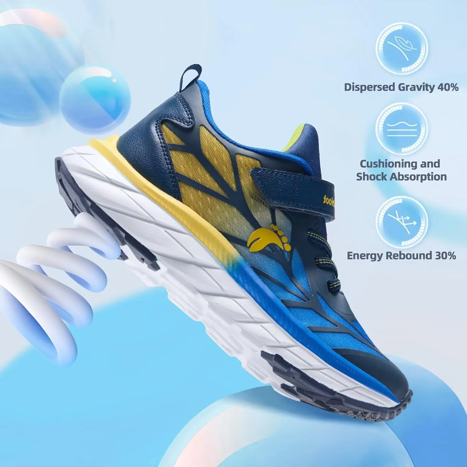 Kids Orthopedic Tennis Shoes for Boys and Girls: Comfortable Casual Plantar Fasciitis Arch Support Athletic Running Sneakers, Orthotic Breathable School Sports Walking Shoes for Foot and Pain Relief