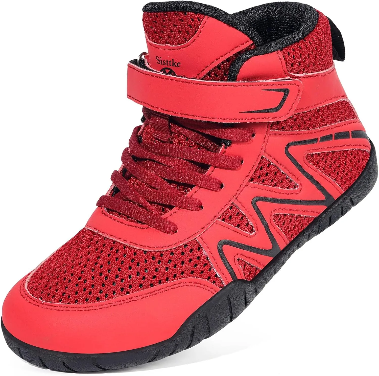 Kids Wrestling Shoes Boys Girls Boxing Shoes Zero Drop Sole Minimalist Sneakers