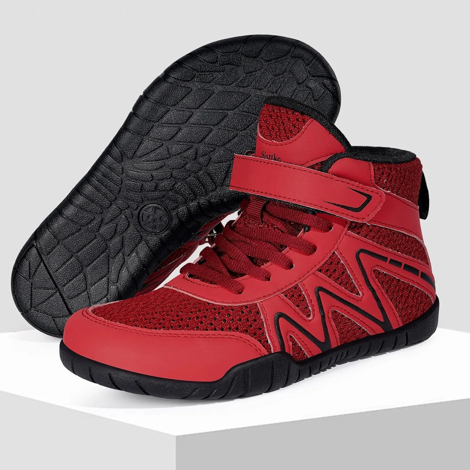 Kids Wrestling Shoes Boys Girls Boxing Shoes Zero Drop Sole Minimalist Sneakers