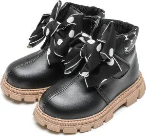Komfyea Boys And Girls Lace Up Zipper Outdoor Ankle Boots(Toddler/Little Kids)