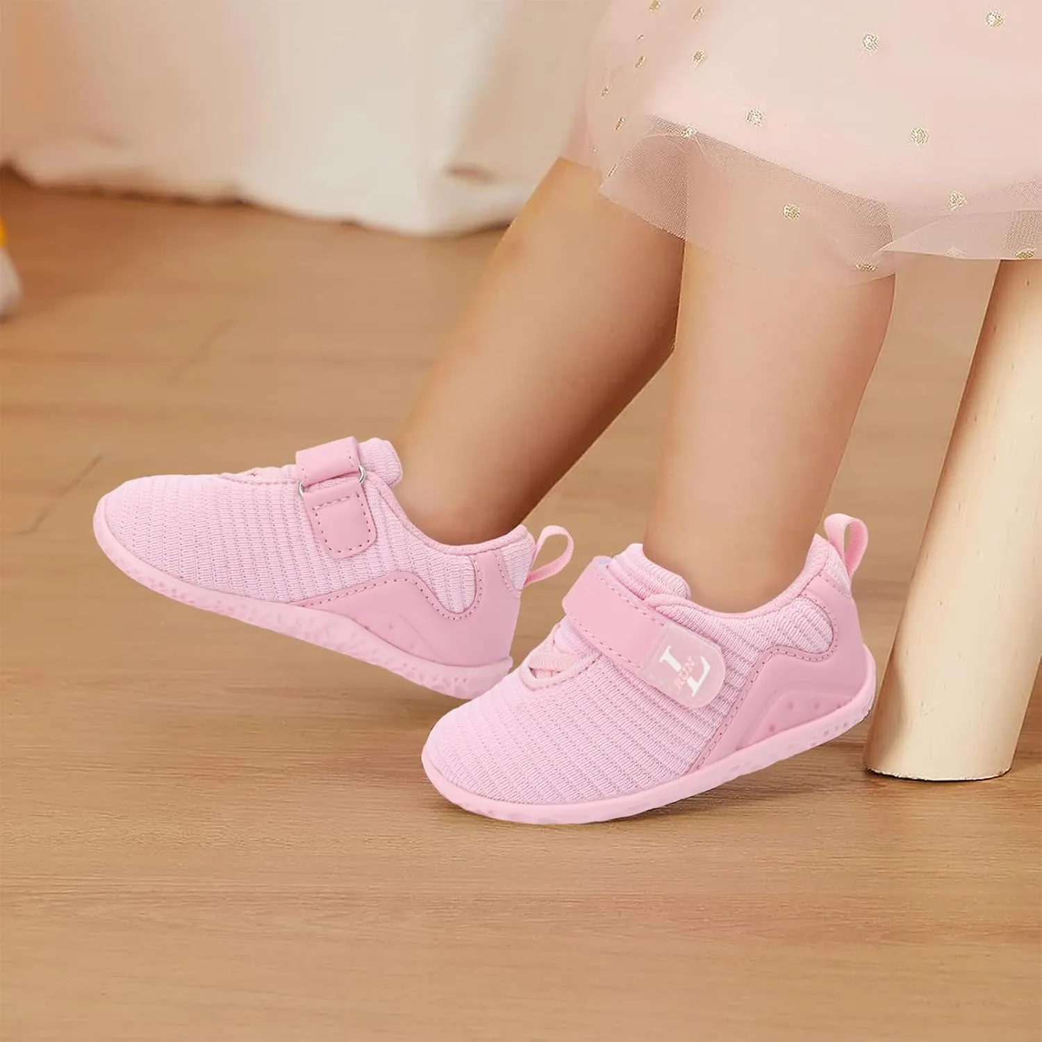 L-RUN Toddler Sneakers Boys Girls Lightweight Shoes Knit Kids Walking Shoes for Indoor Outdoor