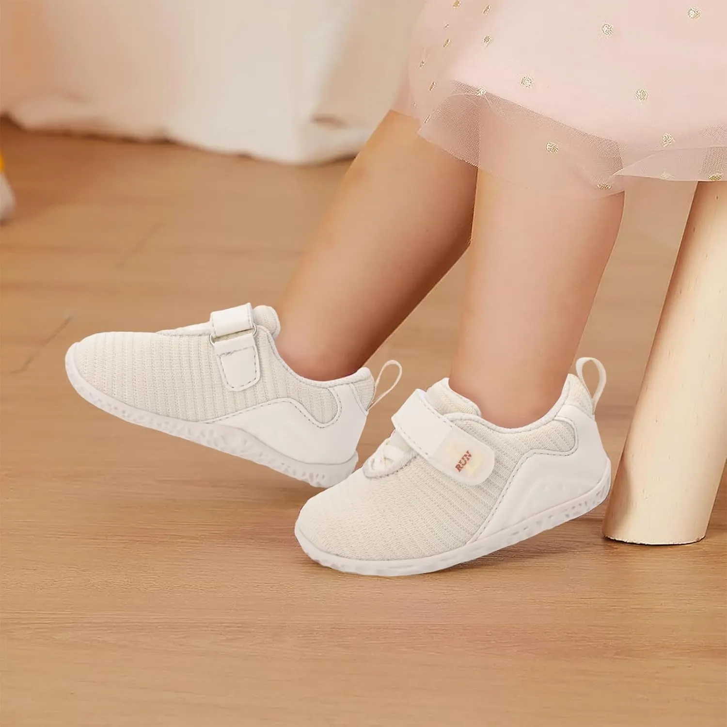 L-RUN Toddler Sneakers Boys Girls Lightweight Shoes Knit Kids Walking Shoes for Indoor Outdoor
