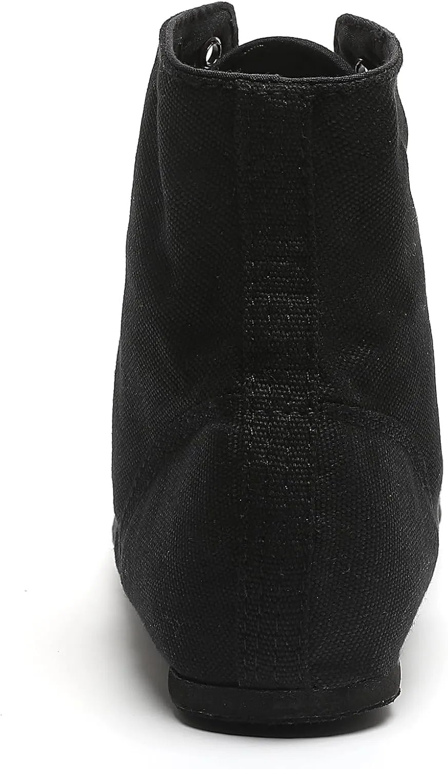 Lace Up Black Jazz Shoes Dance Boots for Women Girls Adult