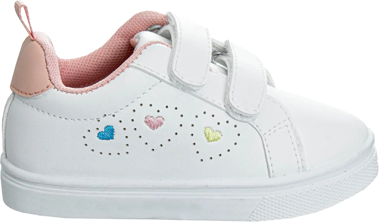 Laura Ashley Laceless Sneakers for Kids Girls - Slipon Closure Casual Shoes (Toddler/Little Kids)
