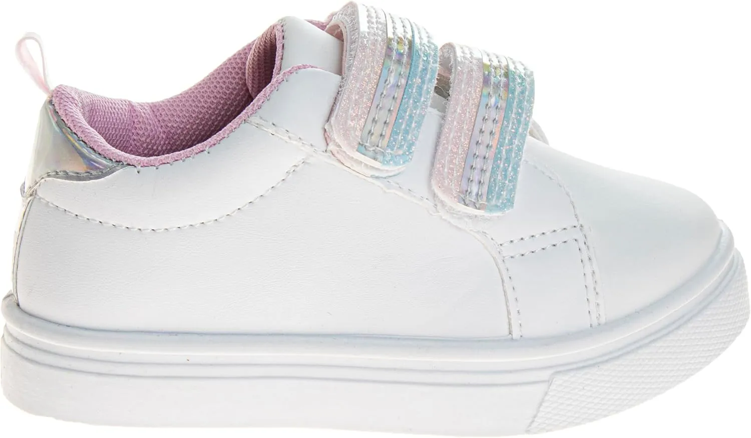 Laura Ashley Laceless Sneakers for Kids Girls - Slipon Closure Casual Shoes (Toddler/Little Kids)