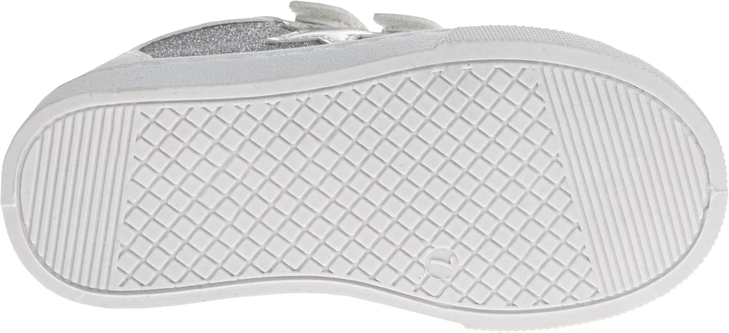 Laura Ashley Laceless Sneakers for Kids Girls - Slipon Closure Casual Shoes (Toddler/Little Kids)
