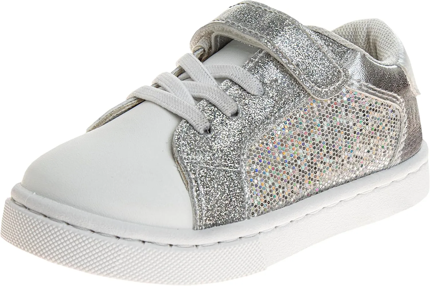 Laura Ashley Laceless Sneakers for Kids Girls - Slipon Closure Casual Shoes (Toddler/Little Kids)
