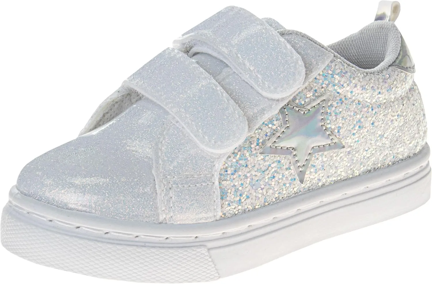 Laura Ashley Laceless Sneakers for Kids Girls - Slipon Closure Casual Shoes (Toddler/Little Kids)