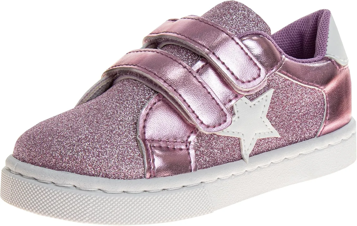 Laura Ashley Laceless Sneakers for Kids Girls - Slipon Closure Casual Shoes (Toddler/Little Kids)