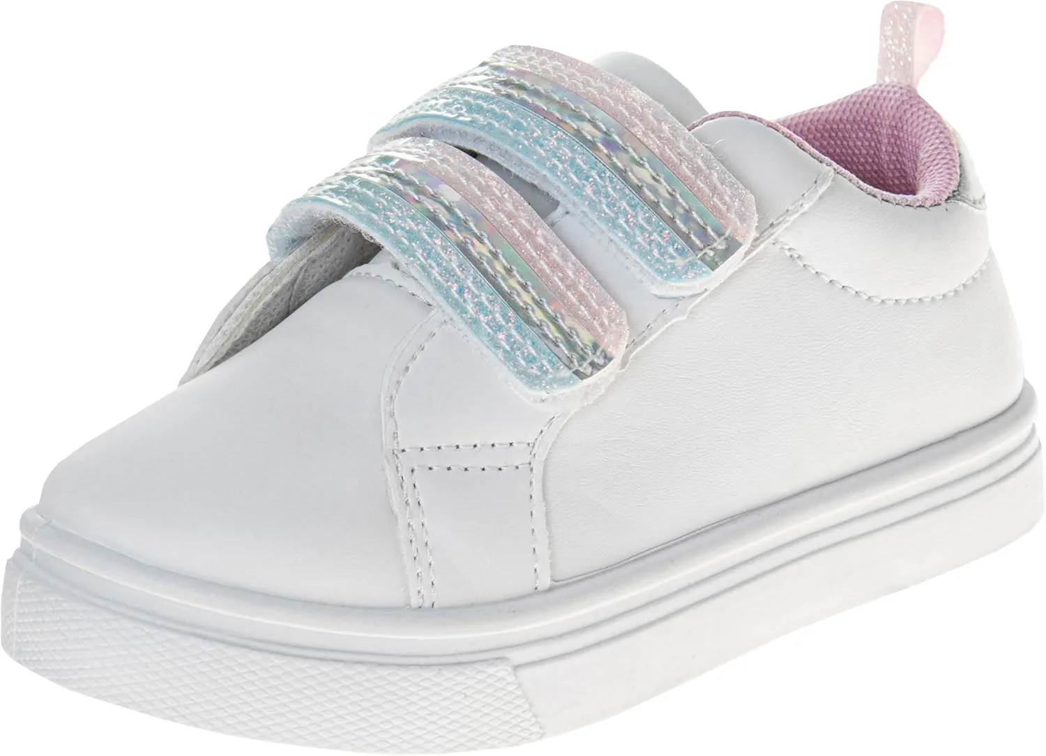 Laura Ashley Laceless Sneakers for Kids Girls - Slipon Closure Casual Shoes (Toddler/Little Kids)