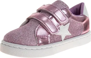 Laura Ashley Laceless Sneakers for Kids Girls - Slipon Closure Casual Shoes (Toddler/Little Kids)
