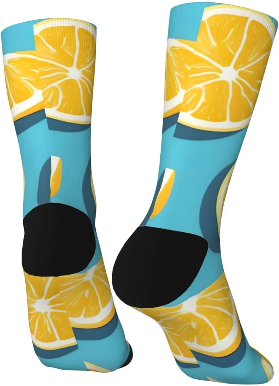 Lemon wedges - Casual Socks, Thin Soft Crew Socks for Business, Trouser, Casual, Non-Binding, Breathable