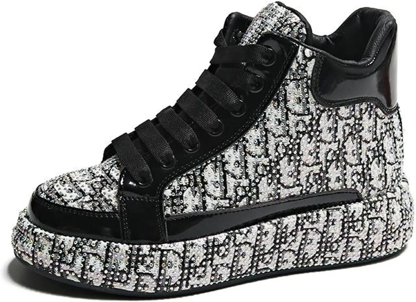 Lightweight Breathable Basketball Shoes,Men's High-Top Athletic Sneakers, with Ankle Support and Cushioned Sole for Running, Training, and Street Style