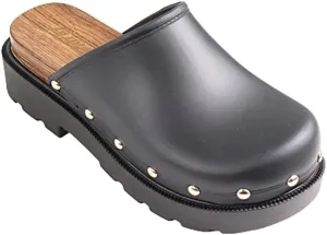 Liliana Women Jelly Closed toe Mule slide platform sandals (Runs Small)