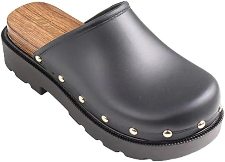 Liliana Women Jelly Closed toe Mule slide platform sandals (Runs Small)