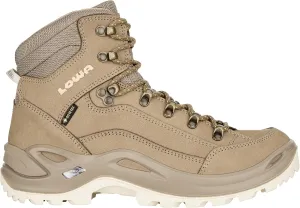 LOWA Womens Renegade GTX Mid Ws Nubuck Sand Apricot Boots 8 US