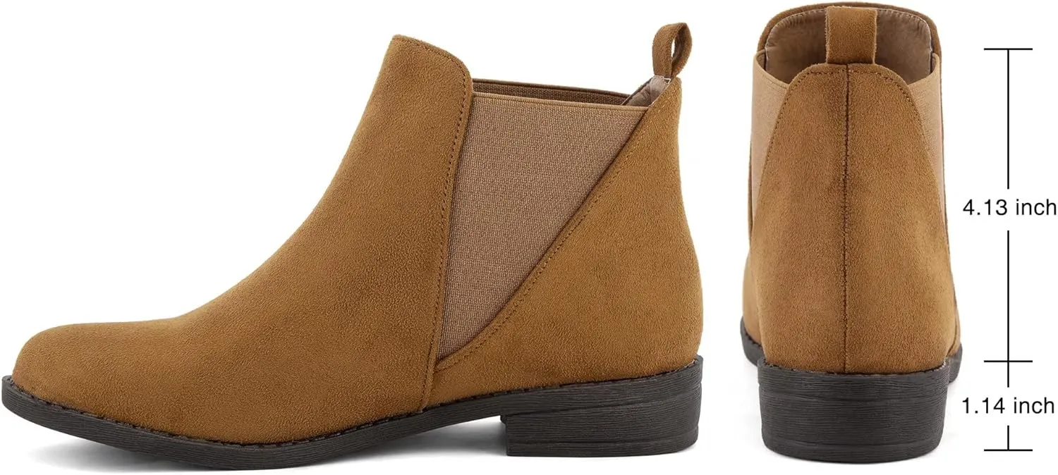 MaxMuxun Women's Chelsea Boots Fashion Winter Fall Ankle Booties