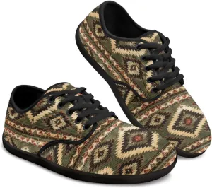 Mens Barefoot Skate Shoes Ethnic Style Women Wide Toe Box Sneakers
