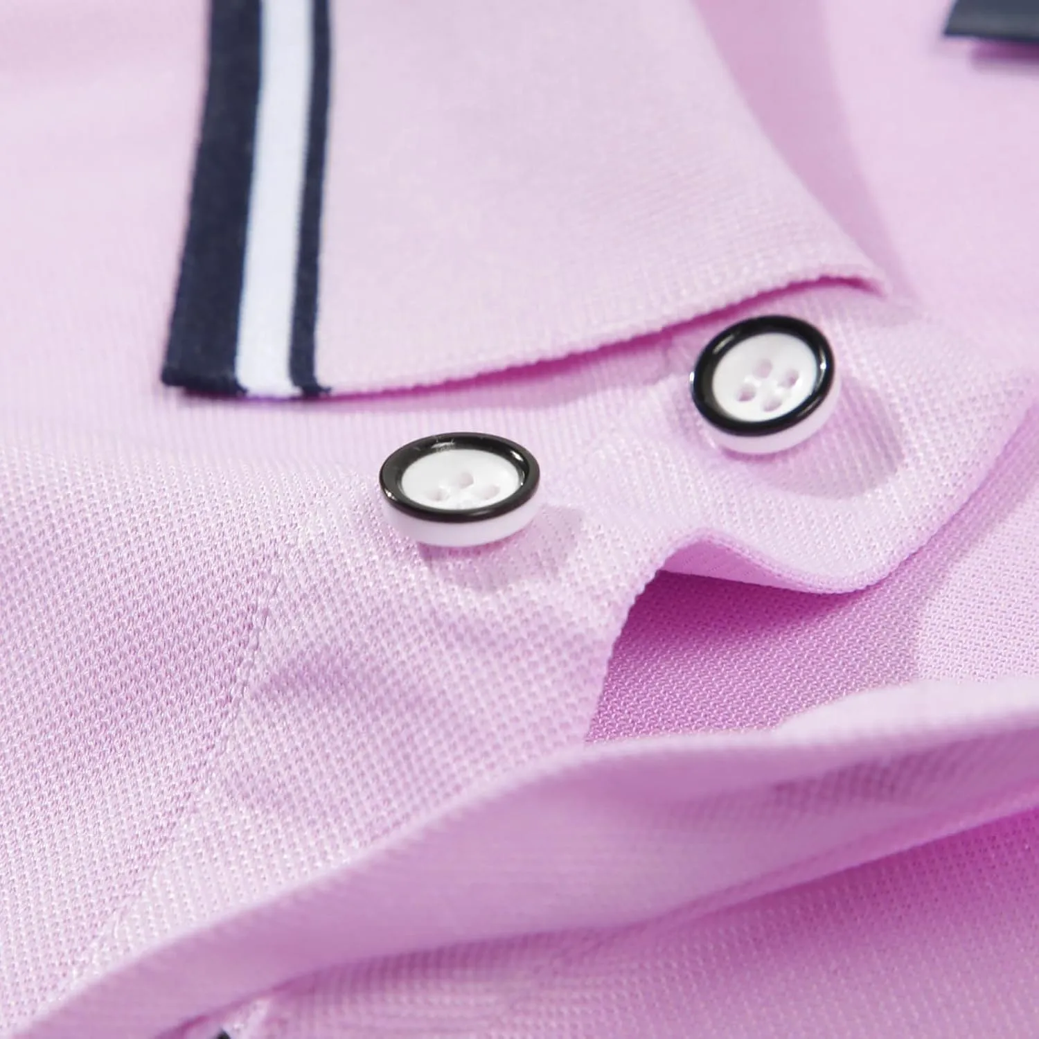 Mens Golf Shirt Short Sleeve Causal V Neck Polo Shirts Slim Fit Solid Button Down Collar T-Shirt Loose Pullover