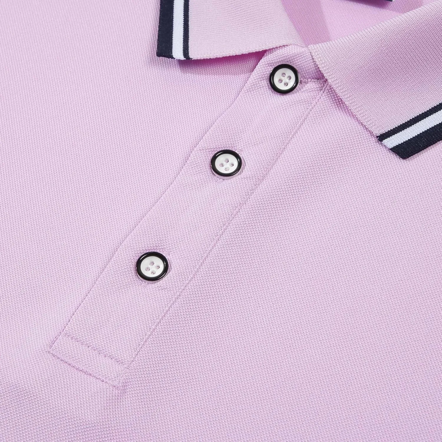 Mens Golf Shirt Short Sleeve Causal V Neck Polo Shirts Slim Fit Solid Button Down Collar T-Shirt Loose Pullover