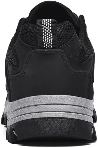 Men's Hiking Shoes Low-Top Trail Running Sneakers Breathable Mesh Travel Shoes Non-Slip Outdoor Trekking Boots