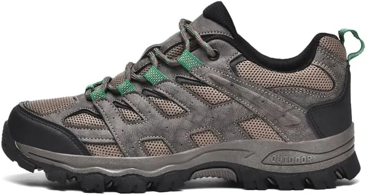 Men's Hiking Shoes Low-Top Trail Running Sneakers Breathable Mesh Travel Shoes Non-Slip Outdoor Trekking Boots