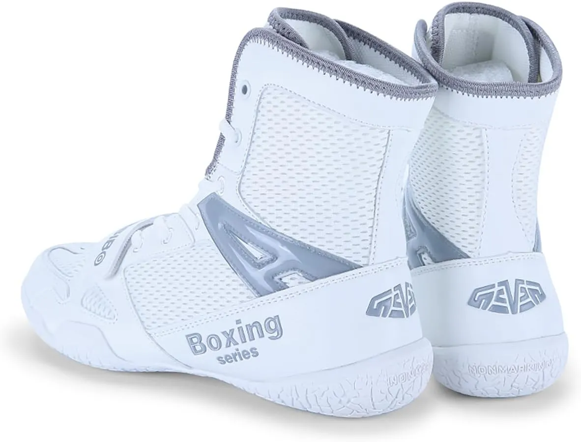 Men's Pro Boxing Shoes Breathable Wrestling Shoes Lightweight Training Shoe for Adult & Youth Men Women High Top Fitness Sneakers Non Slip Rubber Boots Deep Squat Combat Shoes