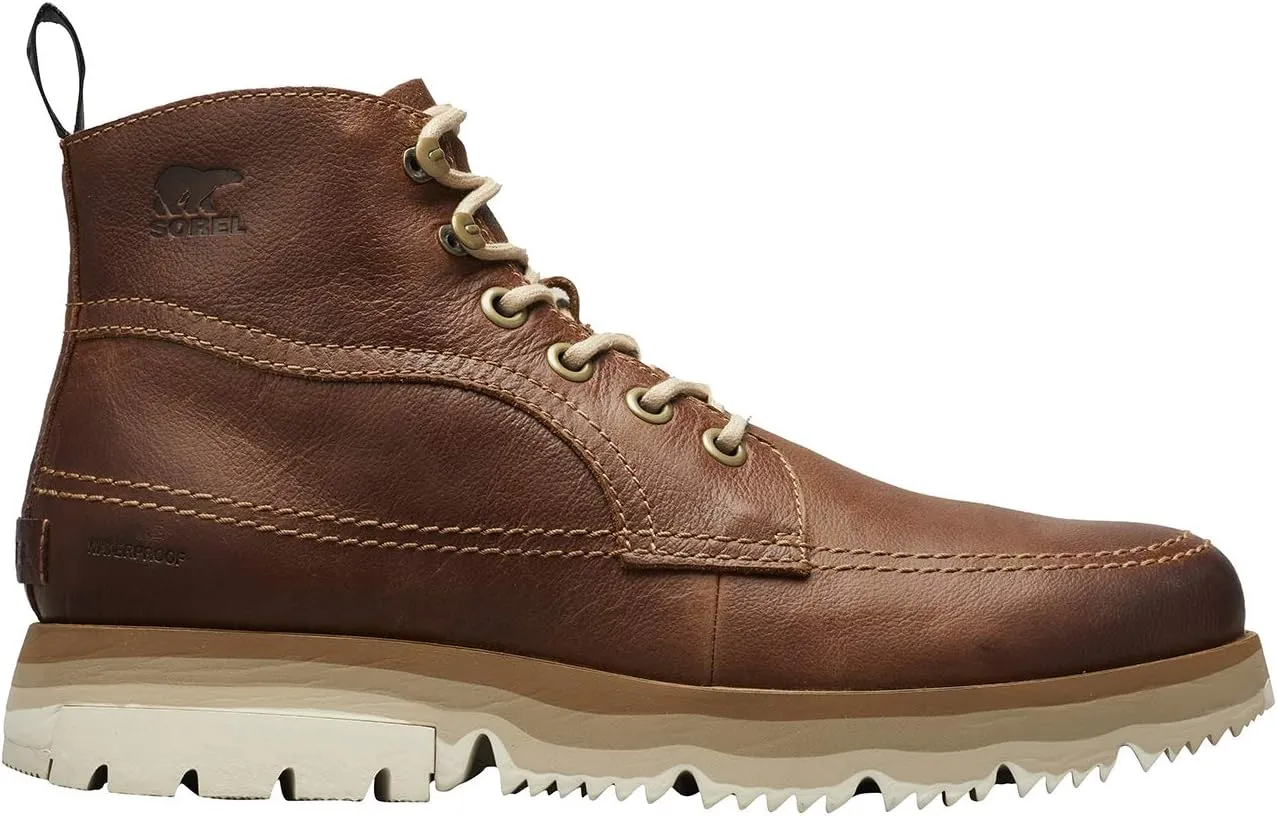 Mens Sorel Atlis Chukka WP Leather Rubber Sole Durable Waterproof Boots