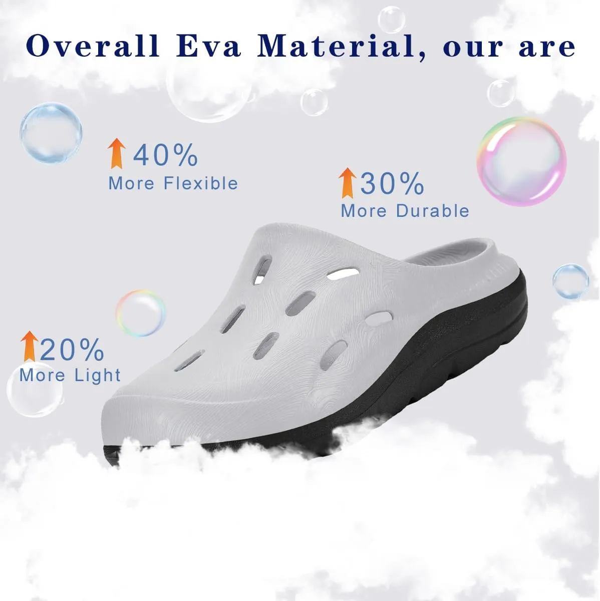 Mens Womens Wide Width Recovery Sandals Sport Slides with Plantar Fasciitis Arch Support Orthotic Clogs Shoes Comfortable Thick Cushion Shower Slippers
