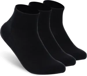 Merino Wool Ankle Socks, Men's Women's 90% Wool Athletic Thin Running Moisture Wicking Socks, 3 Pairs